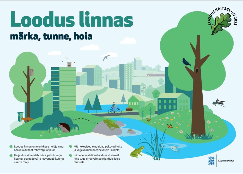 Looduskaitsekuu kutsub märkama ja hoidma loodust linnas