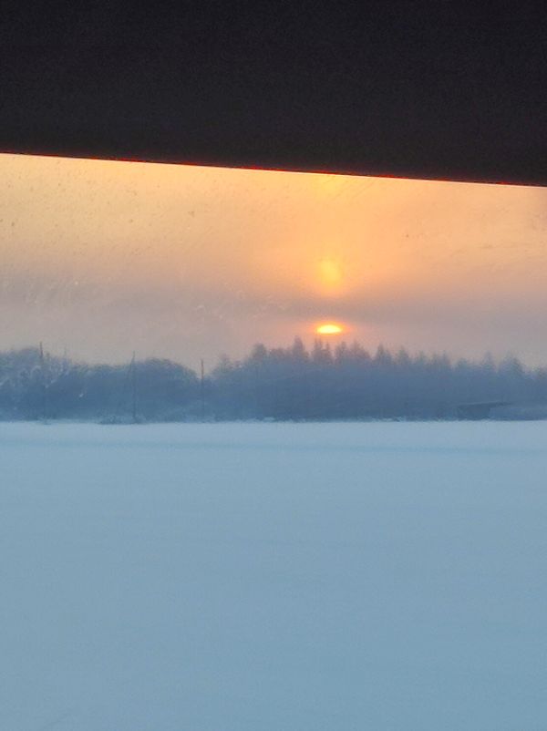 Täna hommikune päikesesammas | Looduskalender.ee