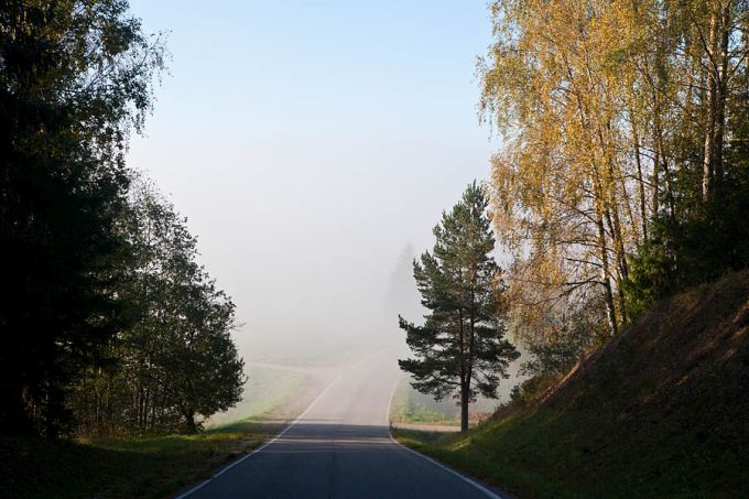 Udune hommik. Otepää