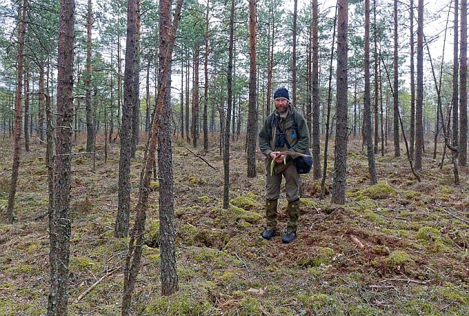 Loodusemees Urmas Sellis. Ohepalu Järvesoo