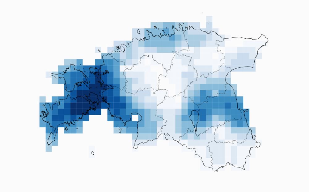 Eestis pesitseb 290 kuni 330 paari merikotkaid.