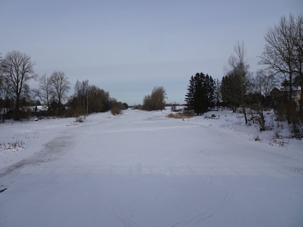 Pedja jõgi oli valdavalt jääkaane all