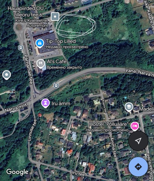 Nirgi elupaiga asukoht