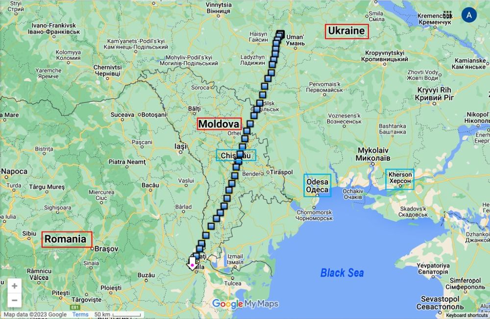 Emaslind Kaia otsustas Karliga samal päeval 26. septembril Ukrainast lahkuda ja jõudis üle Moldova lennates Rumeeniasse