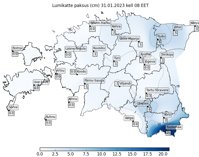  lumeolude kaart