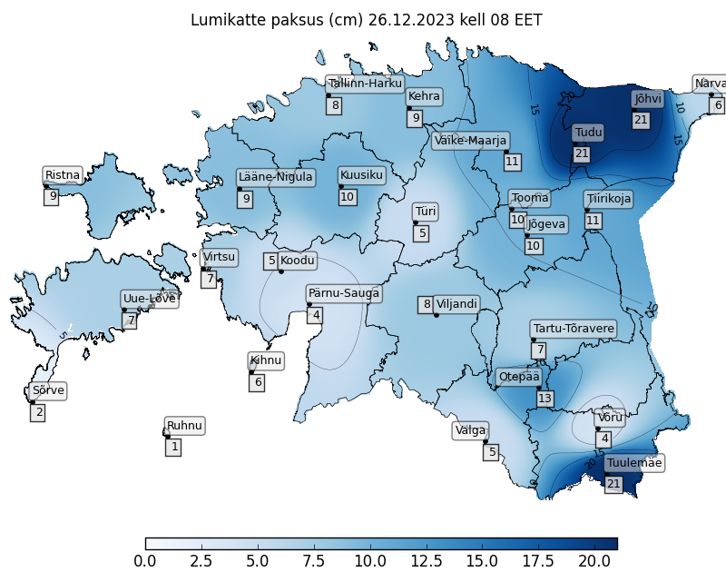 Ilmateenistuse kaart