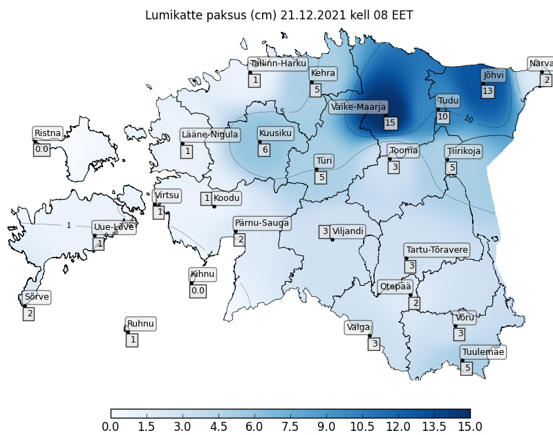 lumikatte kaart