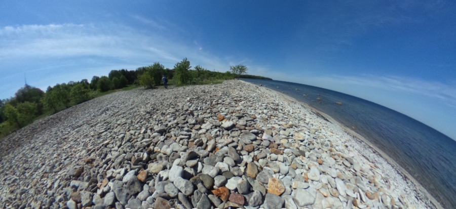 Panoraam rannast.