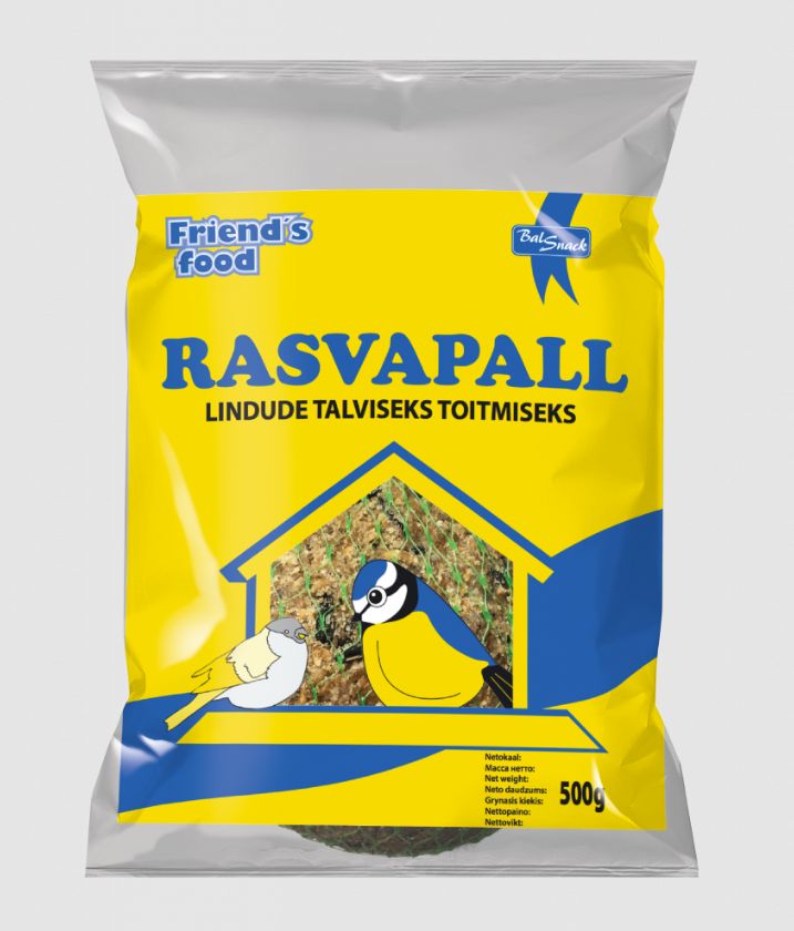 FRIENDS FOOD rasvapall lindude talviseks toitmiseks.
