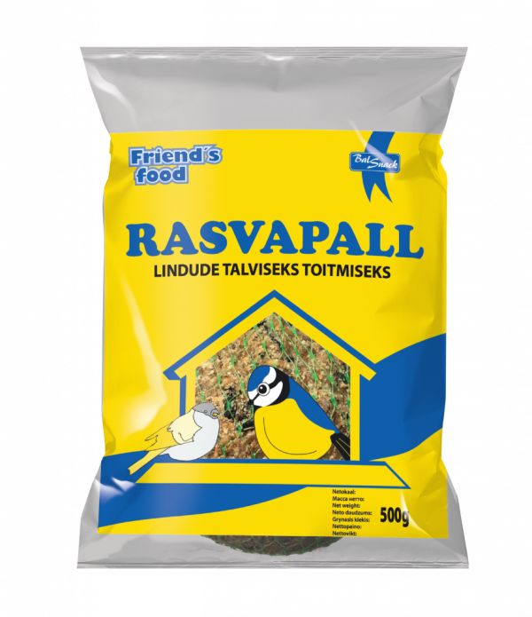 FRIENDS FOOD Rasvapall lindude talviseks toitmiseks 500g