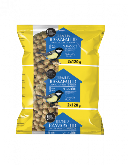 FRIENDS FOOD Teravilja-rasvapallid lindude talviseks toitmiseks 240g