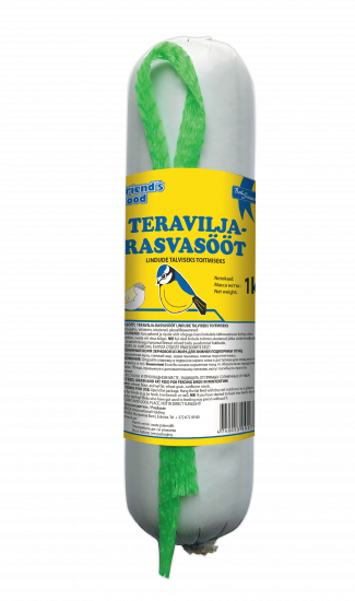 FRIENDS FOOD Teravilja-rasvasööt lindude talviseks toitmiseks 1kg