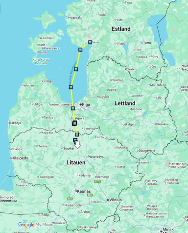 Noore must-toonekure teekond. Vihm jõudis Leetu