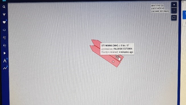 https://www.marinetraffic.com/  17.jaanuar 2021 15:13 Tankerid „STI WINNIE“ ja „ZALIV AMURSKIY“ Eesti sisemerel ja Pakri linnukaitsealal.
