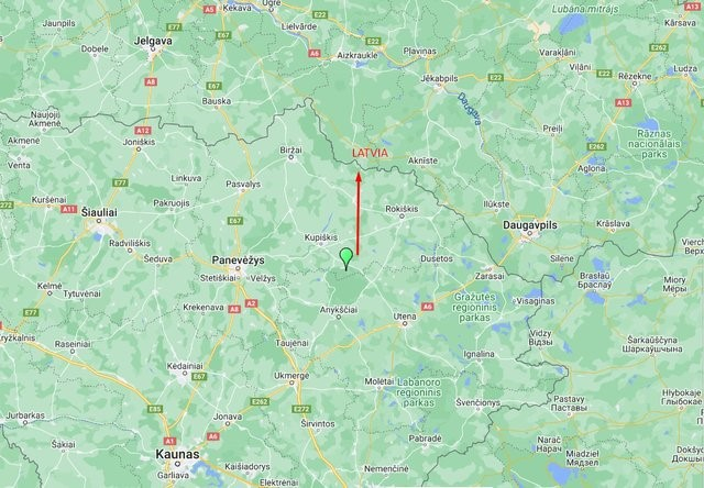 Kaia ööbis seal kuhu osutab noole tipp