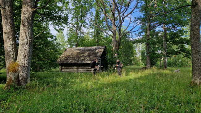 Heinaküünid on Nedrema puisniidu lahutamatu osa.
