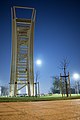 Reformers Square's lookout tower at dawn - Budapest District XVI.jpg