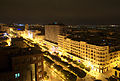 Avenue Habib Bourguiba, Tunis by Night, 20 mars 2015.jpg