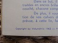 Copyright du livret Volumétrix de 12 pages dès 1963.jpg