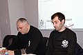 David1010 & Siurprizi at Georgian WikiConference 2018.jpg