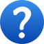 Blue question mark icon.svg