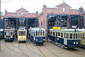 Blauwe Tram - NZH A 327, NZH B 412 en NZH A 106 en Gele Tram HTM 57.JPG