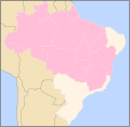 Jurisdição do Tribunal Regional Federal da 1ª Região, Brasil.svg