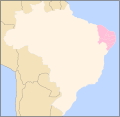 Jurisdição do Tribunal Regional Federal da 5ª Região, Brasil.svg