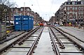 Drierailig tramspoor Rozengracht bij de Nassaukade.jpg