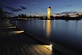 National Carillon and Lake Burley Griffin at blue hour, Canberra ACT.jpg